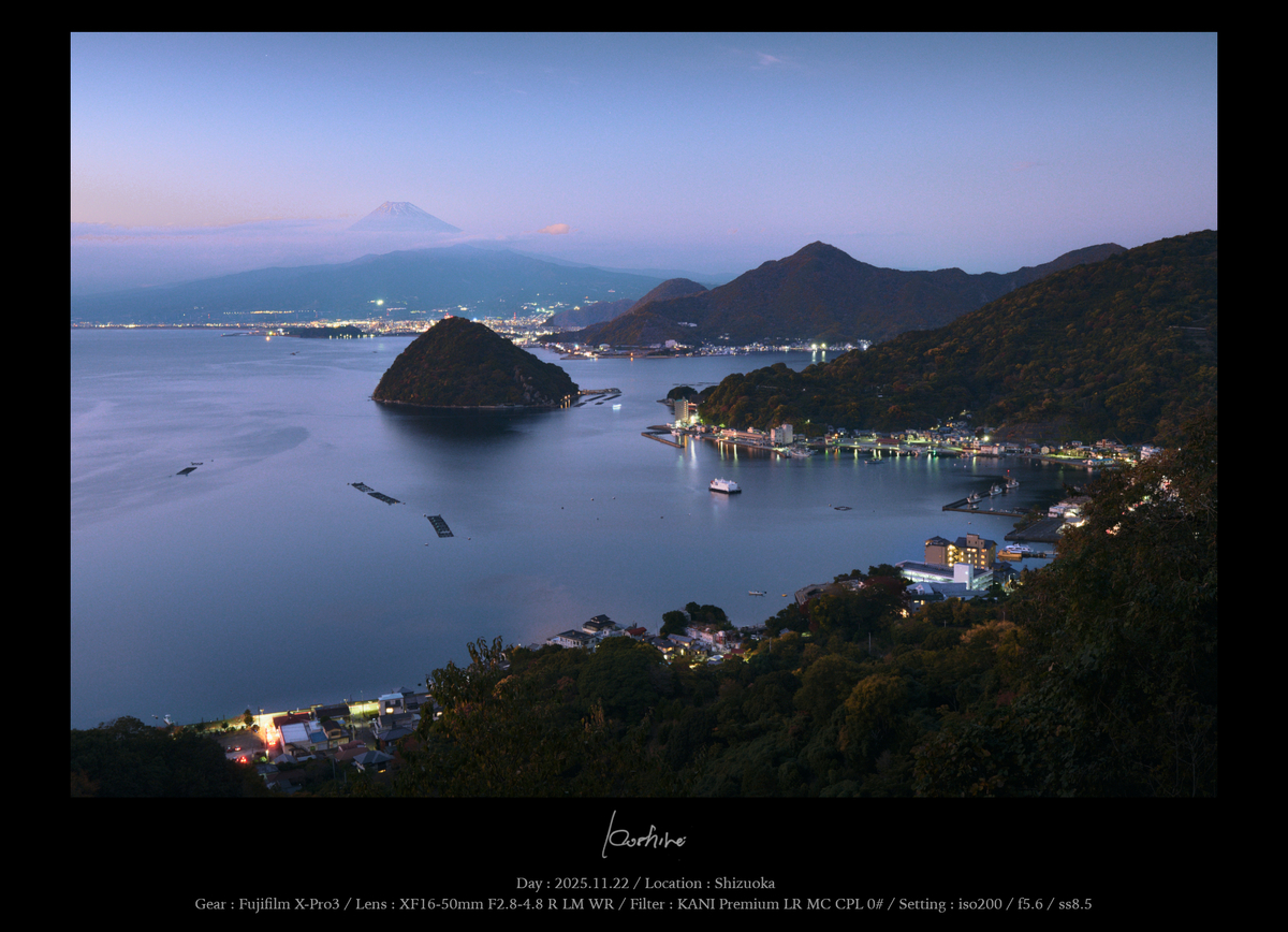 沼津から見た富士